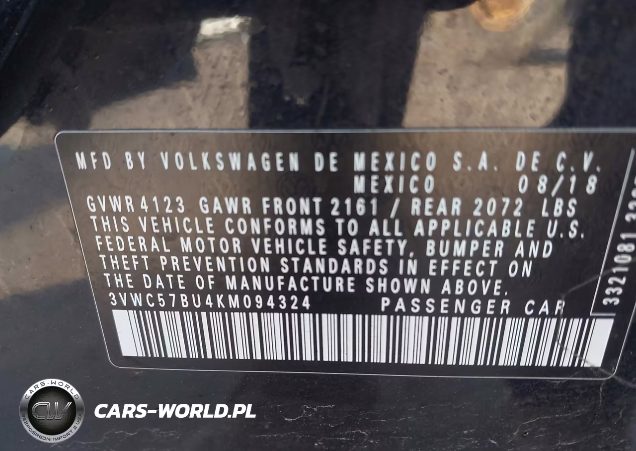2019 Volkswagen Jetta 1.4T R-Line-1.4T S-1.4T Se VIN:3VWC57BU4KM094324 - 9