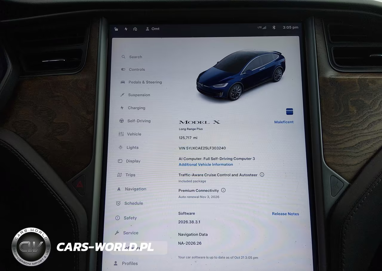 2020 Tesla Model X Long Range Dual Motor All-Wheel Drive-Long Range Plus Dual Motor All-Wheel Drive VIN:5YJXCAE25LF303240 - 7