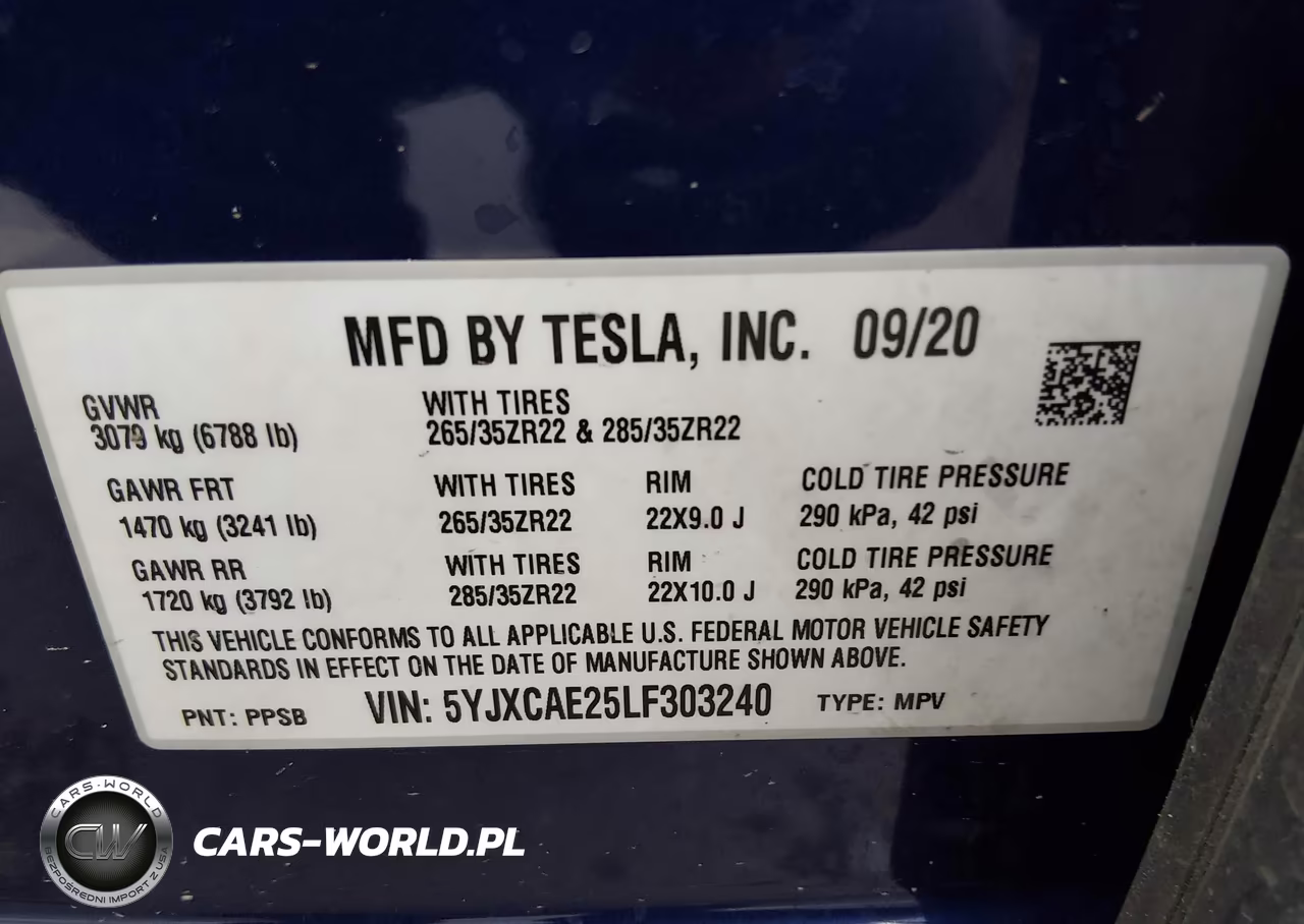 2020 Tesla Model X Long Range Dual Motor All-Wheel Drive-Long Range Plus Dual Motor All-Wheel Drive VIN:5YJXCAE25LF303240 - 9