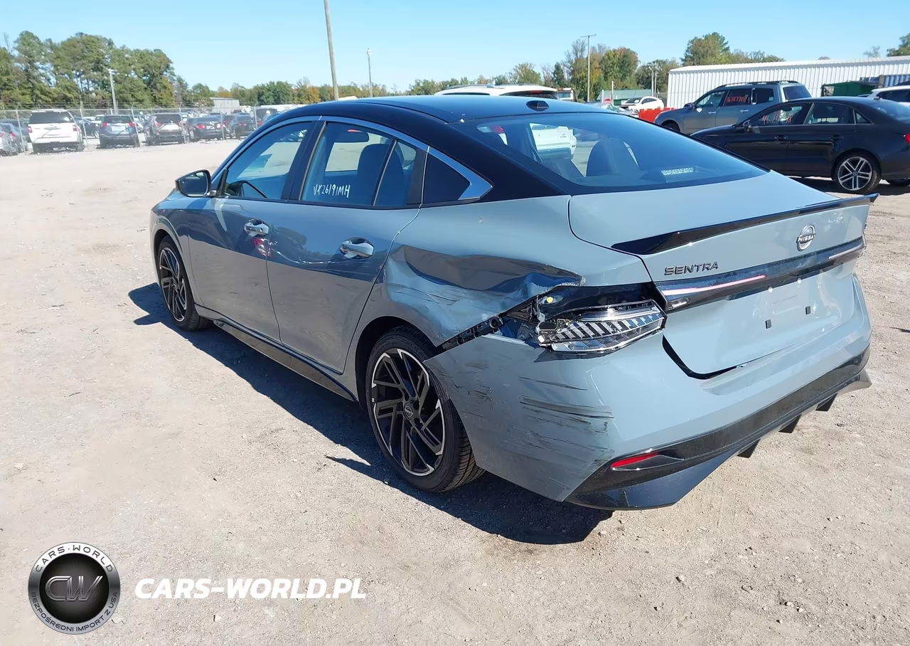 2026 Nissan Sentra Sr VIN:3N1AB9DV5TY225360 - 3
