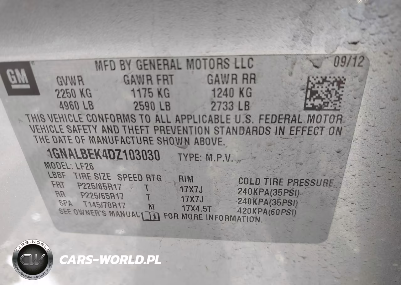 2013 Chevrolet Equinox Ls VIN:1GNALBEK4DZ103030 - 9