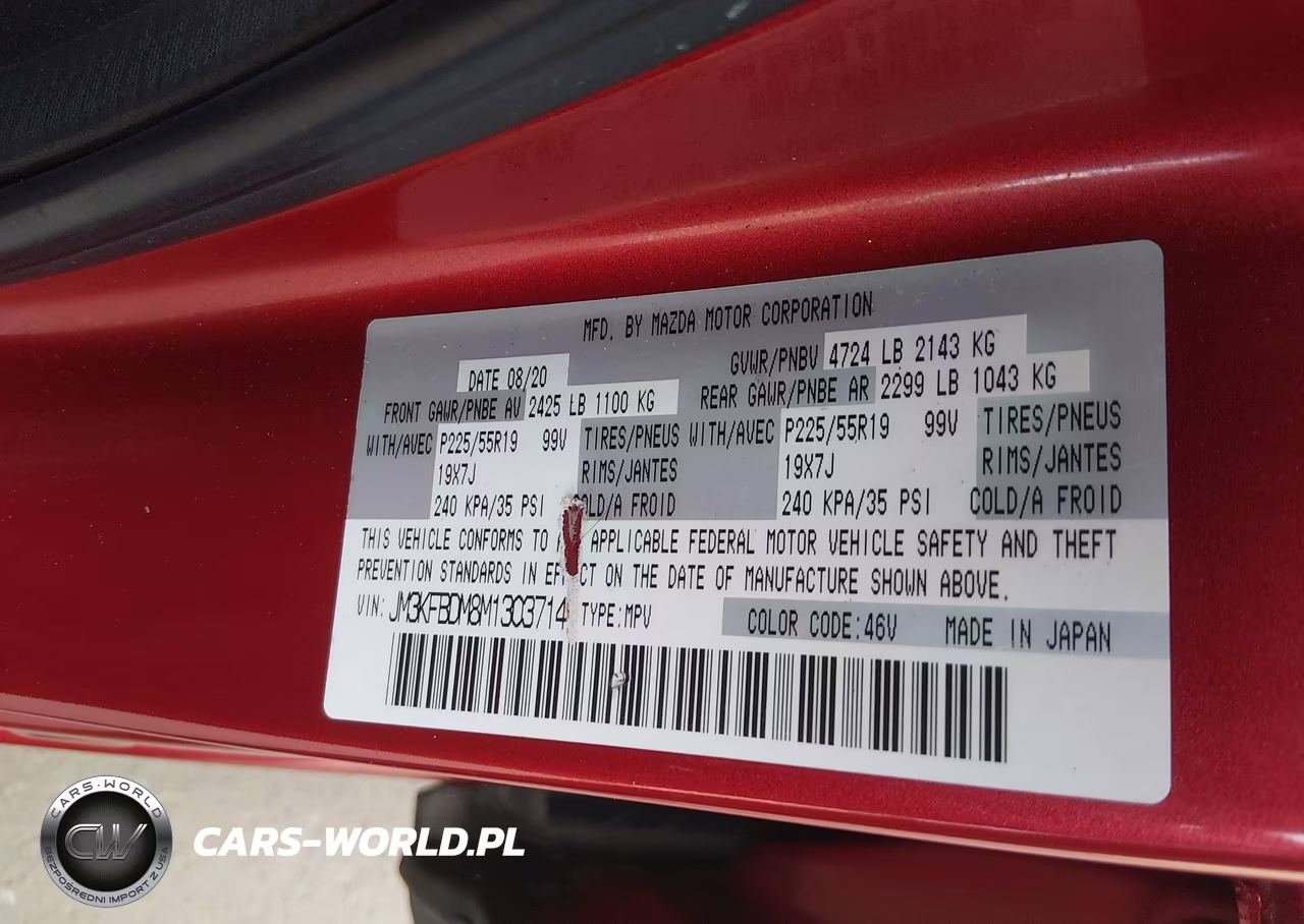 2021 Mazda Cx-5 Grand Touring VIN:JM3KFBDM8M1303714 - 9