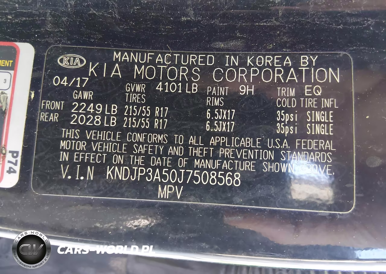 2018 Kia Soul + VIN:KNDJP3A50J7508568 - 9