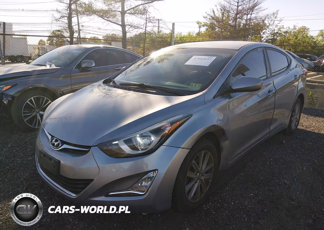 2015 Hyundai Elantra Se VIN:5NPDH4AEXFH631913 - 2