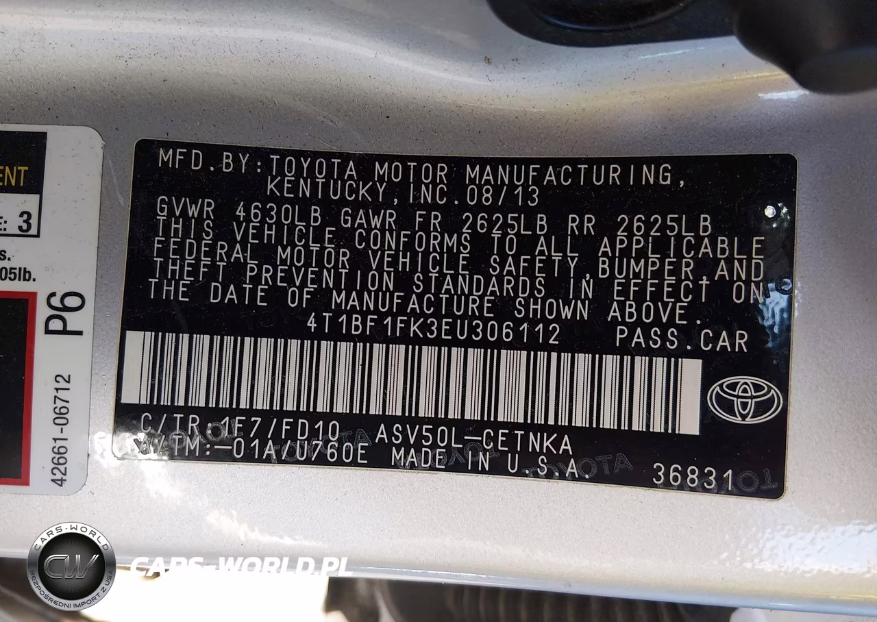 2014 Toyota Camry Le VIN:4T1BF1FK3EU306112 - 9
