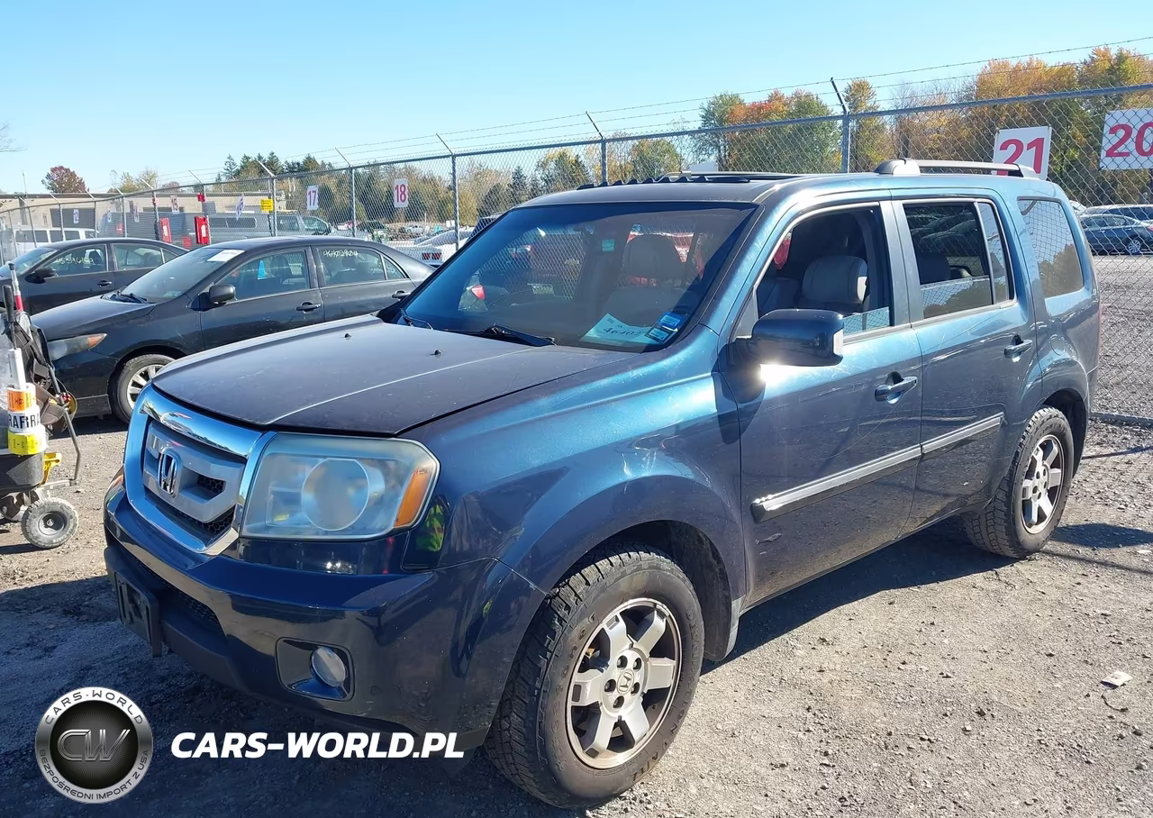 2010 Honda Pilot Touring VIN:5FNYF4H86AB017620 - 2