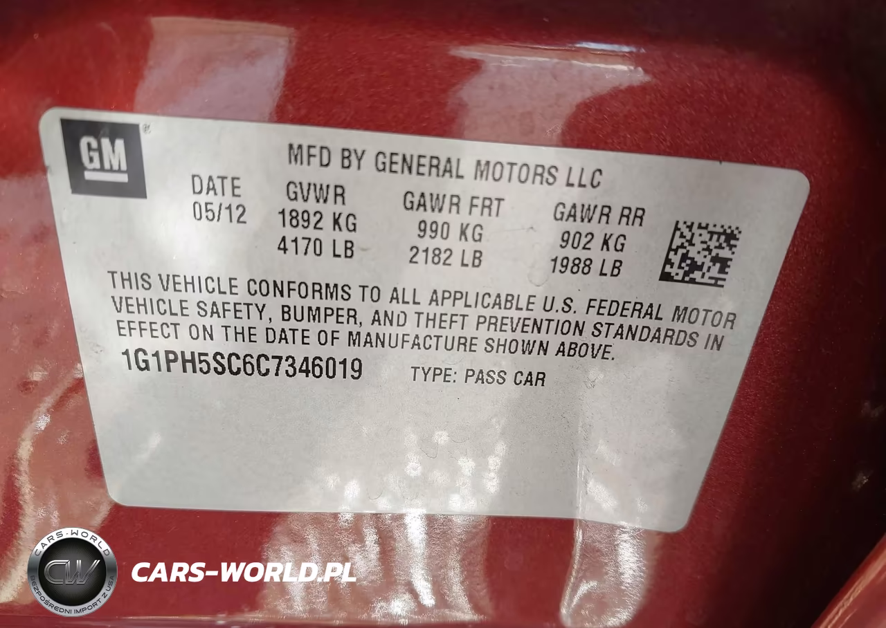 2012 Chevrolet Cruze Ltz VIN:1G1PH5SC6C7346019 - 9
