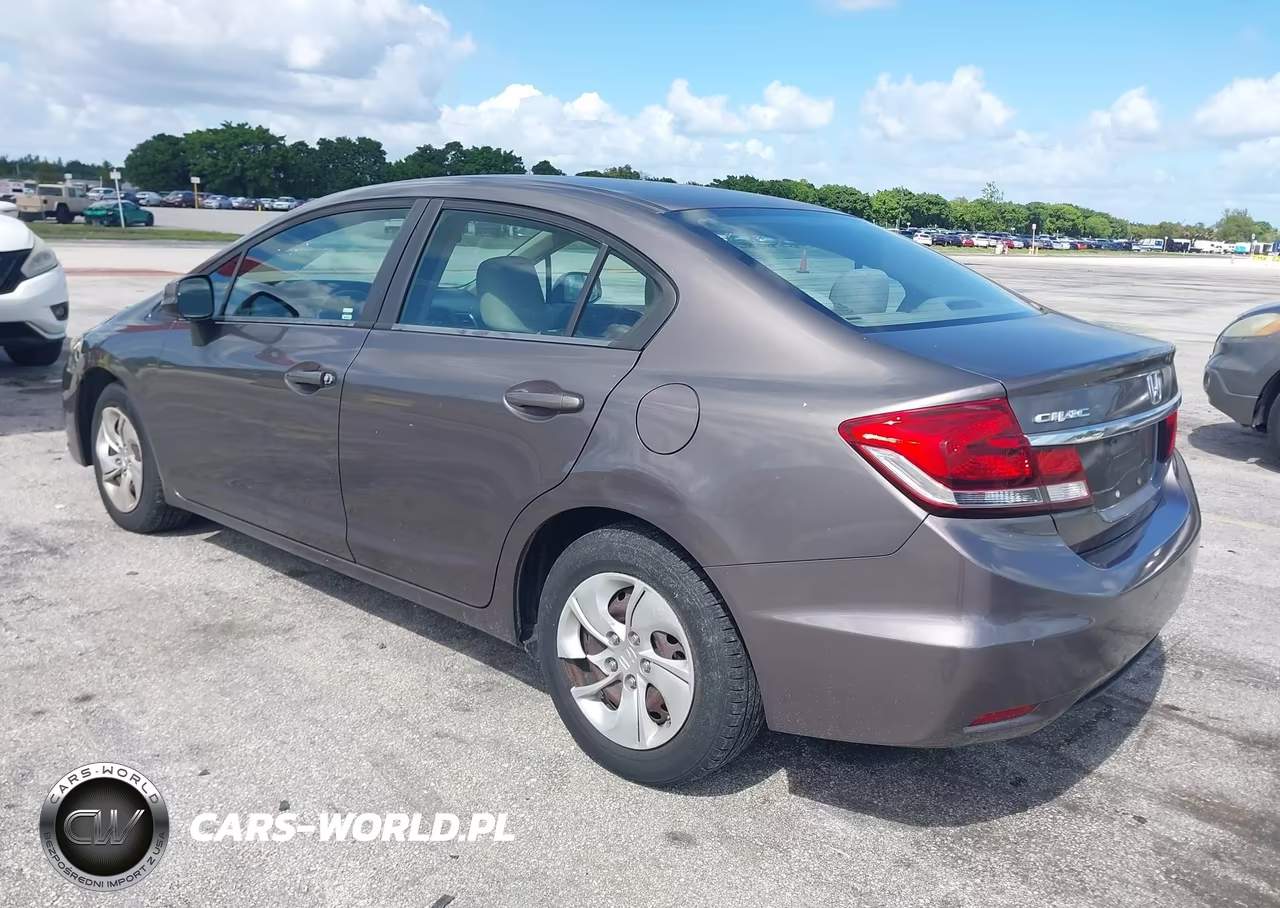 2013 Honda Civic Lx VIN:19XFB2F58DE040276 - 3