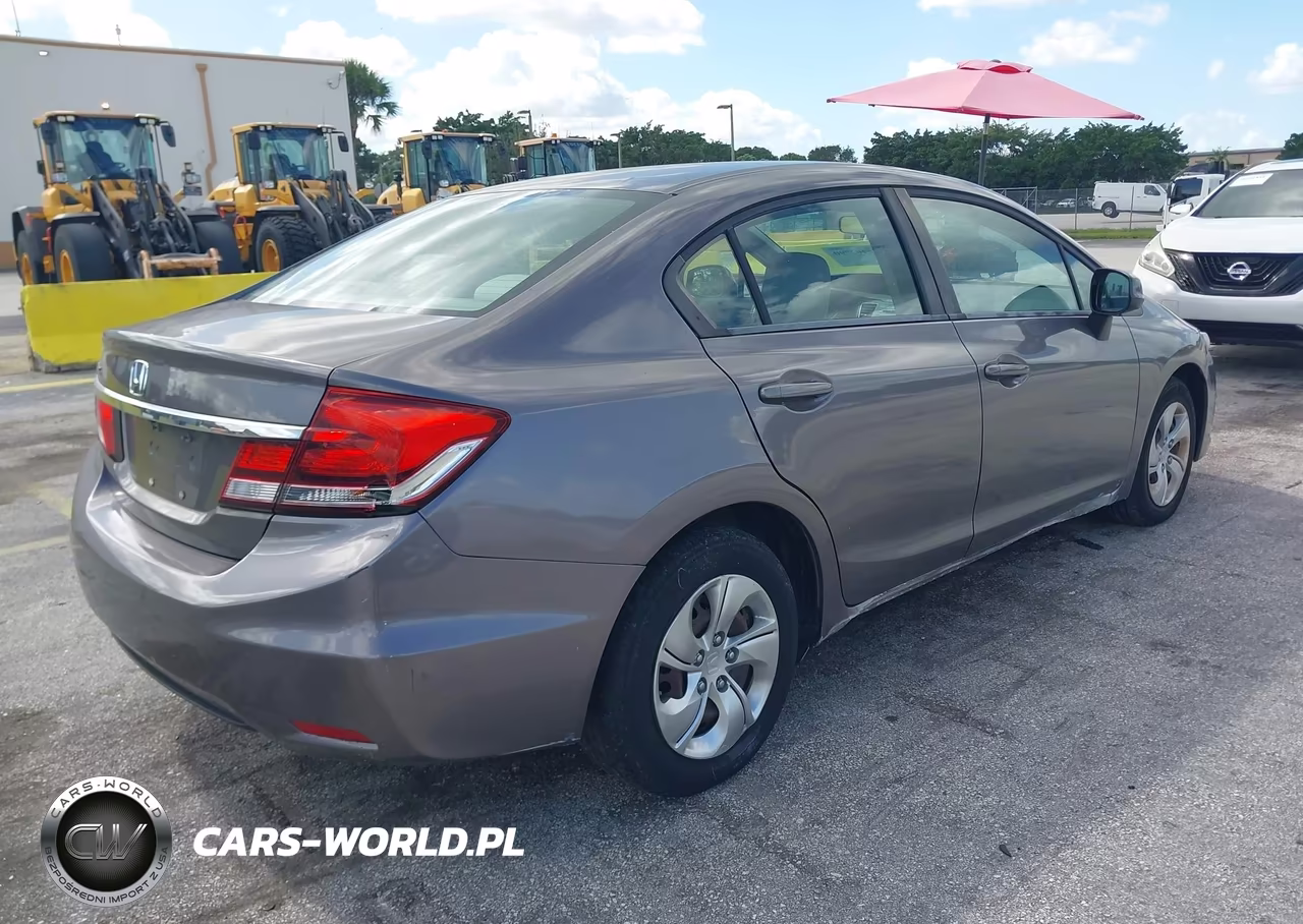 2013 Honda Civic Lx VIN:19XFB2F58DE040276 - 4