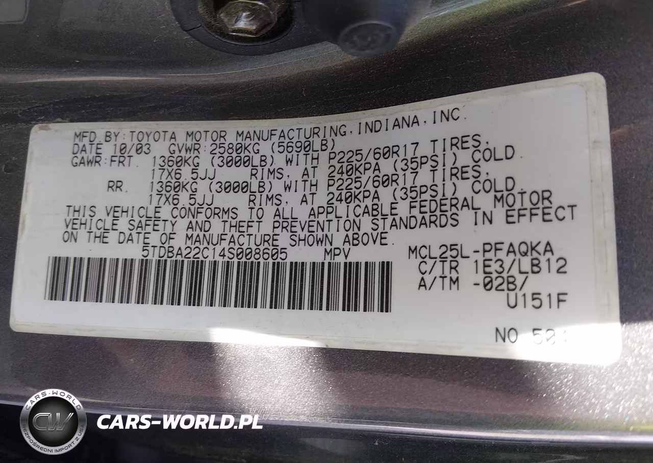2004 Toyota Sienna Xle-Xle Limited VIN:5TDBA22C14S008605 - 9