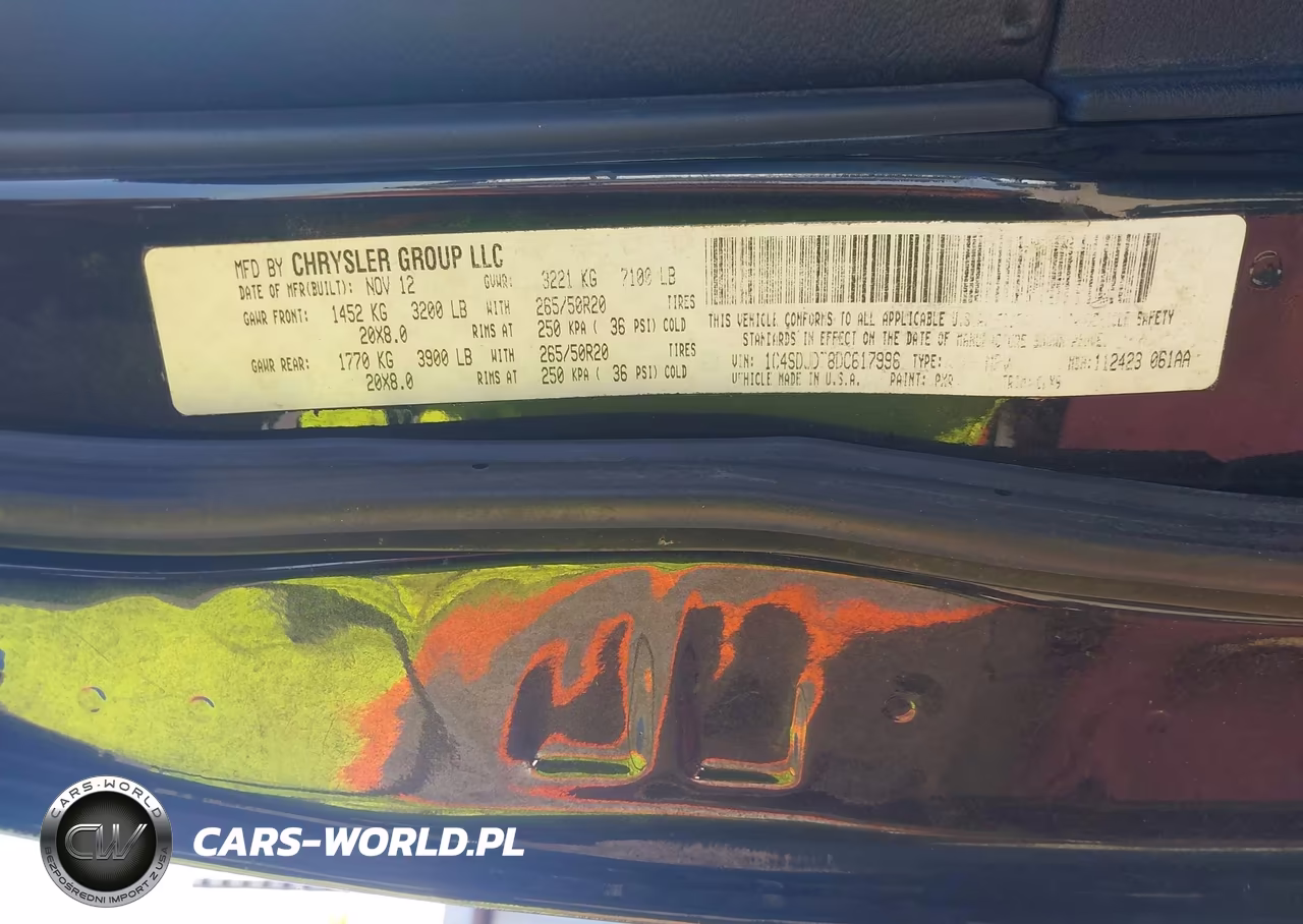 2013 Dodge Durango Crew VIN:1C4SDJDT8DC617996 - 9