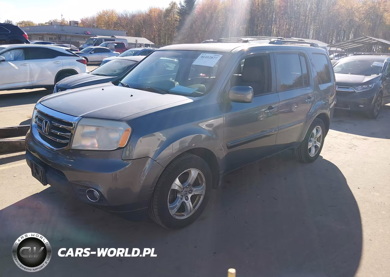 2012 Honda Pilot Ex-L VIN:5FNYF4H62CB027093 - 2