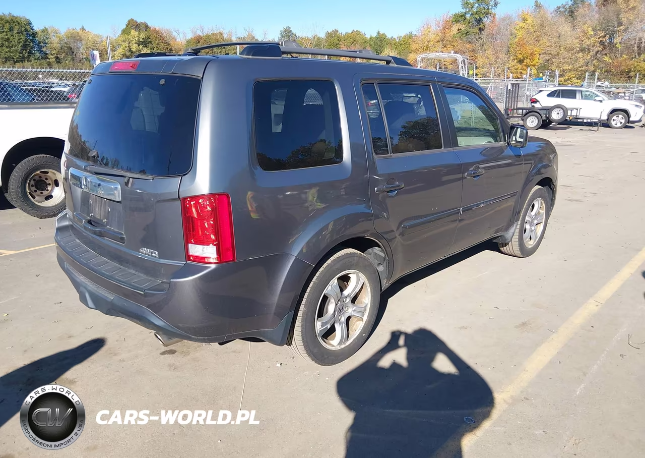 2012 Honda Pilot Ex-L VIN:5FNYF4H62CB027093 - 4