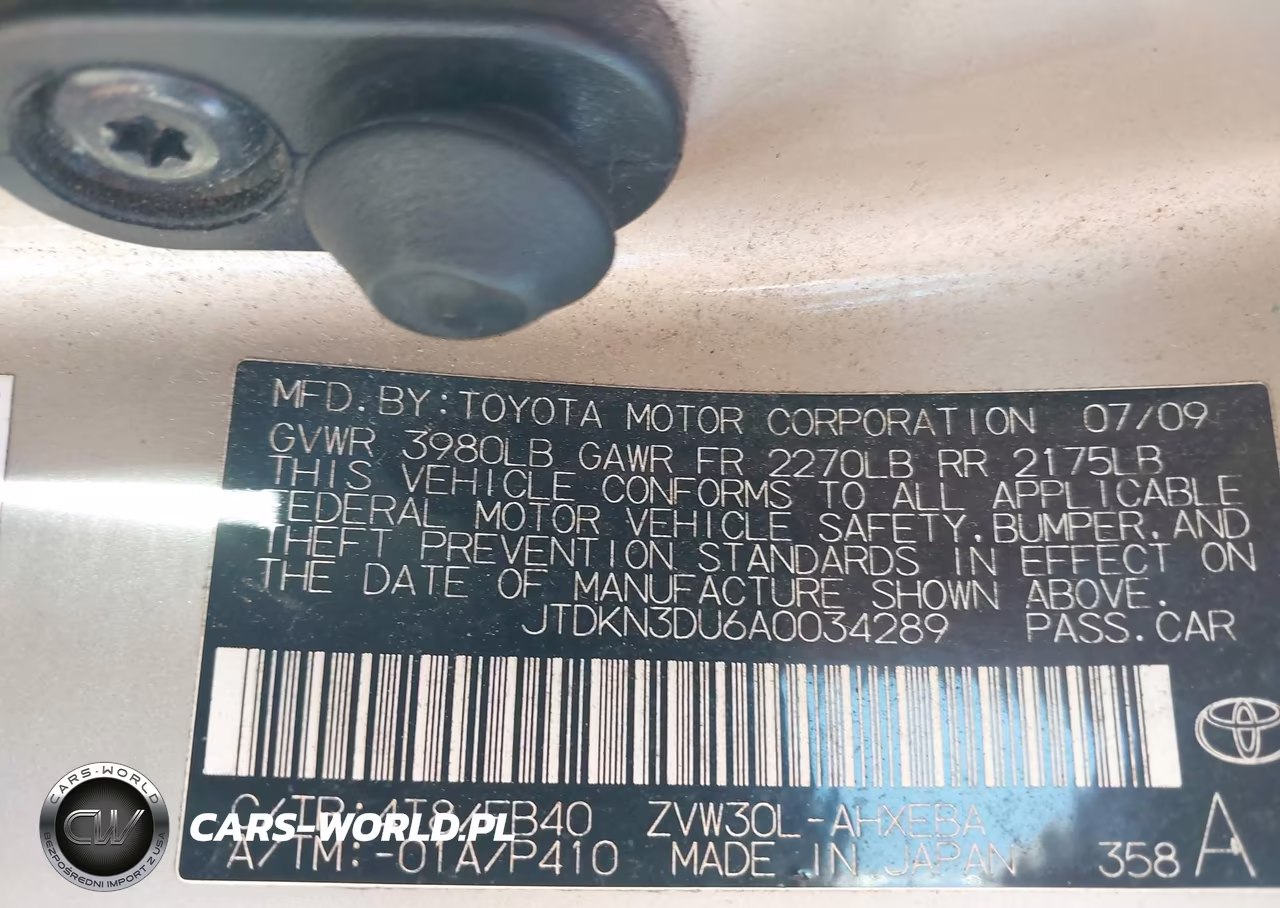 2010 Toyota Prius Iii VIN:JTDKN3DU6A0034289 - 9