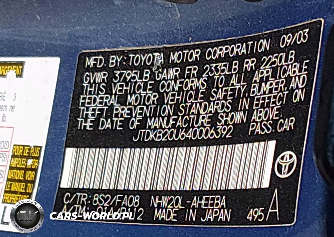 2004 Toyota Prius VIN:JTDKB20U640006392 - 12