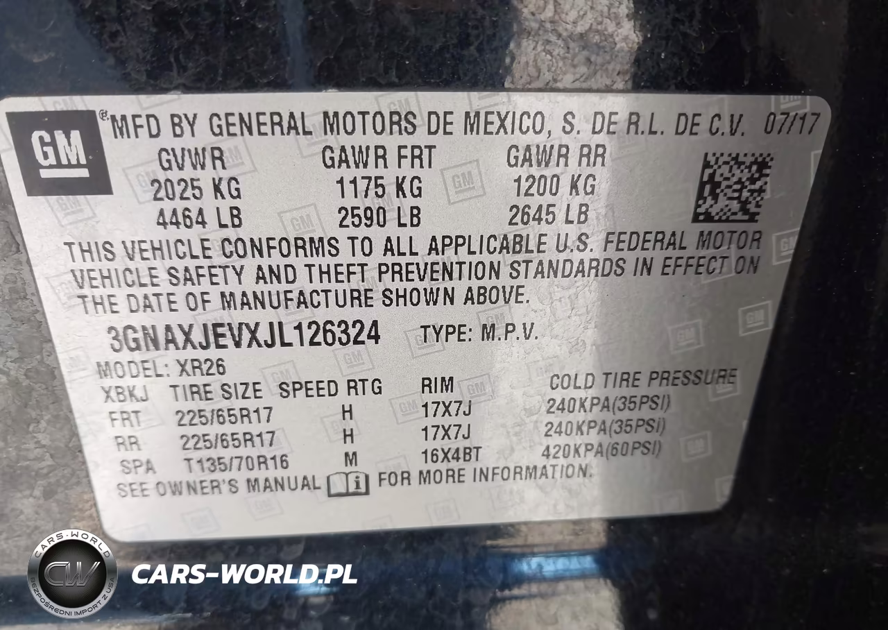 2018 Chevrolet Equinox Lt VIN:3GNAXJEVXJL126324 - 9