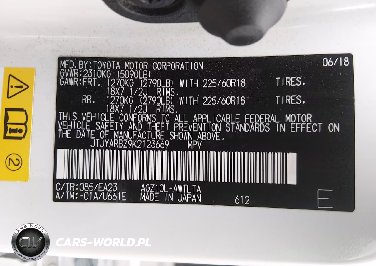2019 Lexus Nx 300 VIN:JTJYARBZ9K2123669 - 9