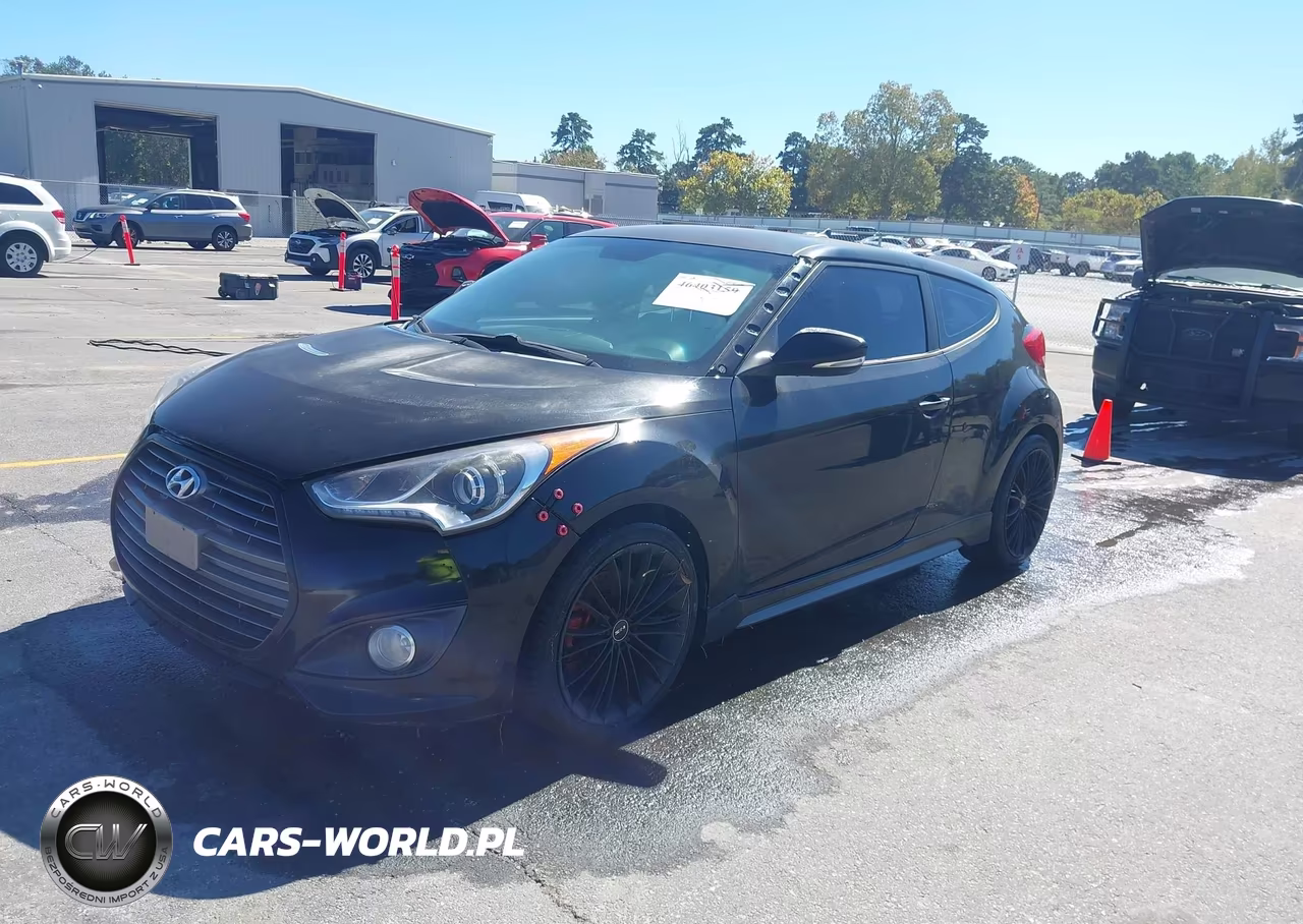 2013 Hyundai Veloster Turbo W-Black VIN:KMHTC6AE6DU165000 - 2