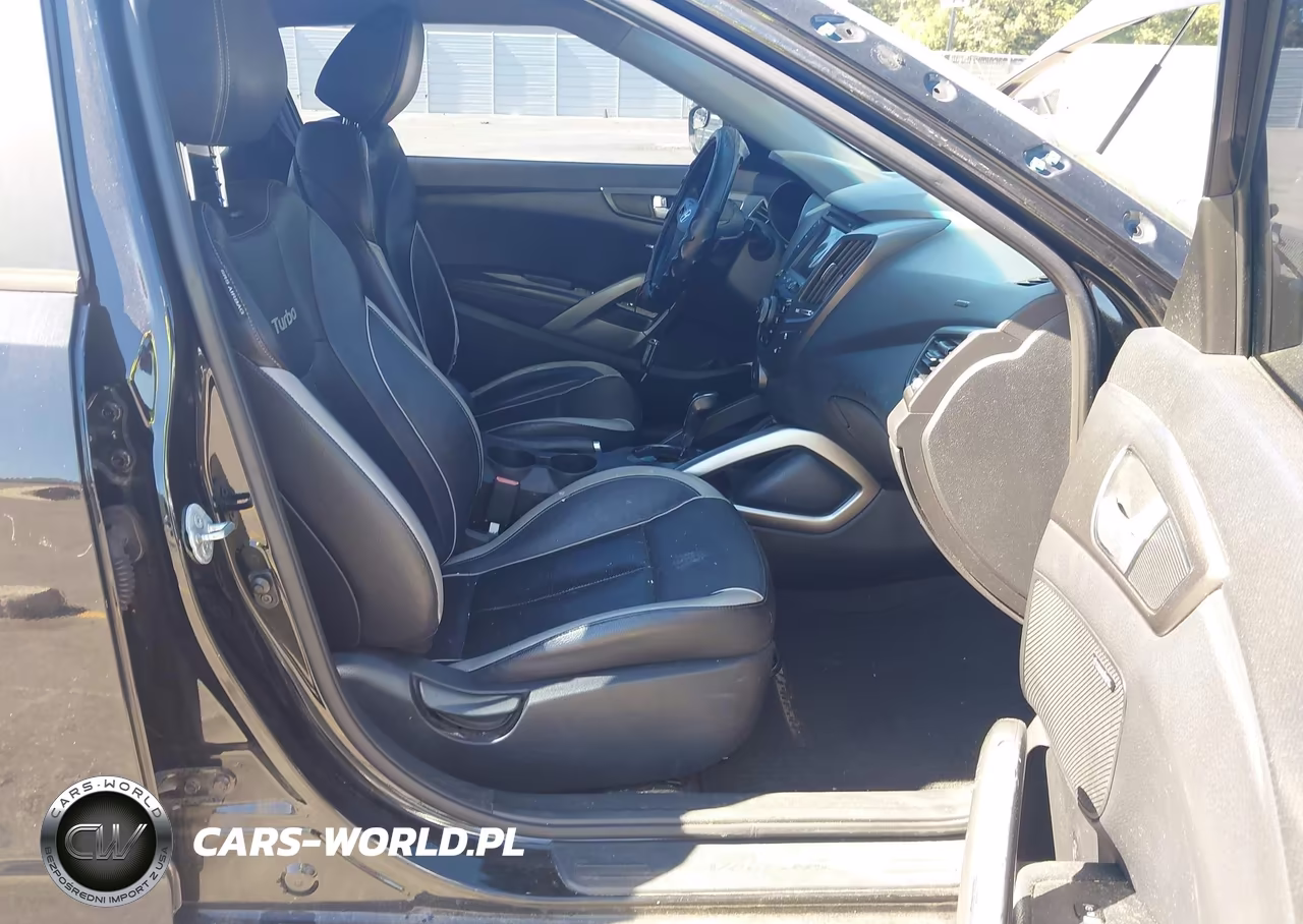 2013 Hyundai Veloster Turbo W-Black VIN:KMHTC6AE6DU165000 - 5