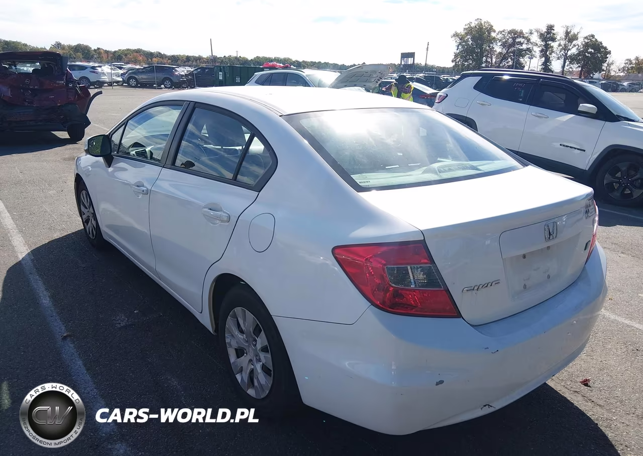 2012 Honda Civic Lx VIN:19XFB2F53CE368848 - 3