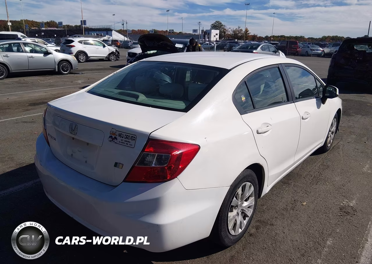 2012 Honda Civic Lx VIN:19XFB2F53CE368848 - 4