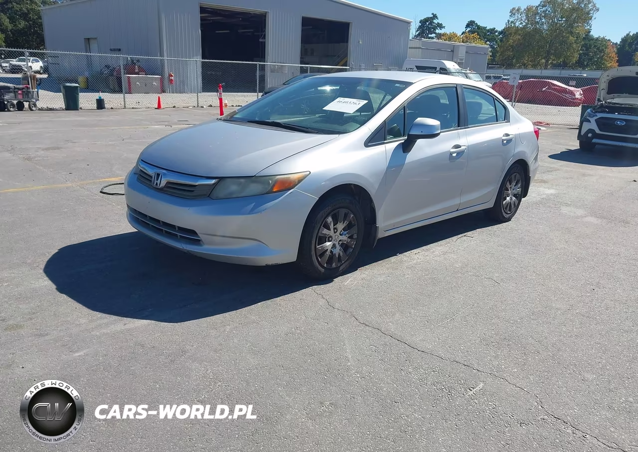 2012 Honda Civic Lx VIN:19XFB2F56CE325623 - 2