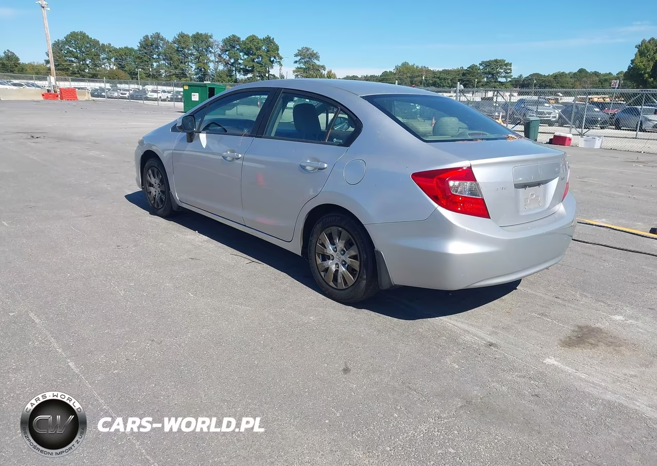2012 Honda Civic Lx VIN:19XFB2F56CE325623 - 3