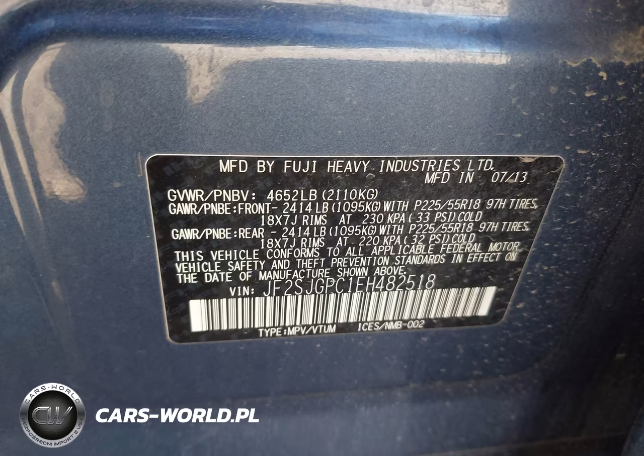 2014 Subaru Forester 2.0Xt Touring VIN:JF2SJGPC1EH482518 - 9