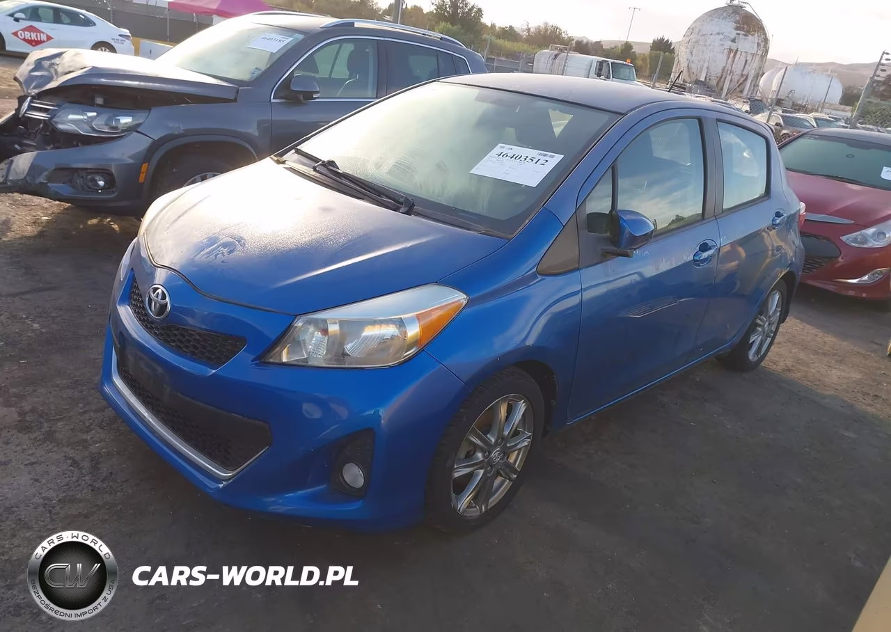 2012 Toyota Yaris Se VIN:JTDKTUD33CD539091 - 2