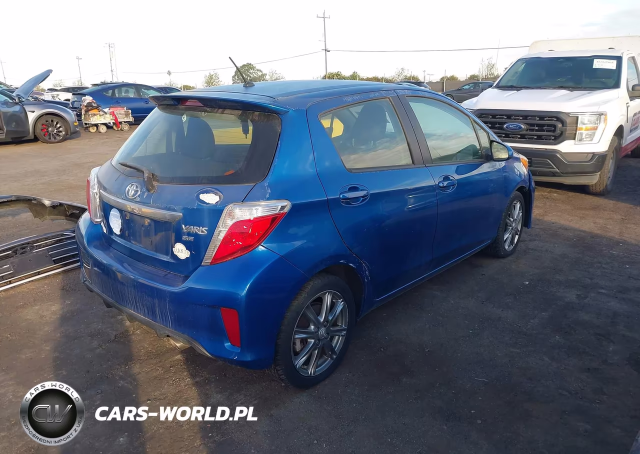 2012 Toyota Yaris Se VIN:JTDKTUD33CD539091 - 4