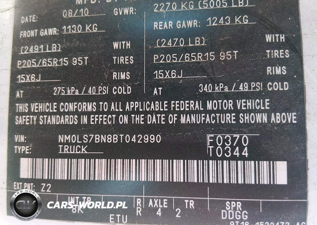 2011 Ford Transit Connect Xlt VIN:NM0LS7BN8BT042990 - 9