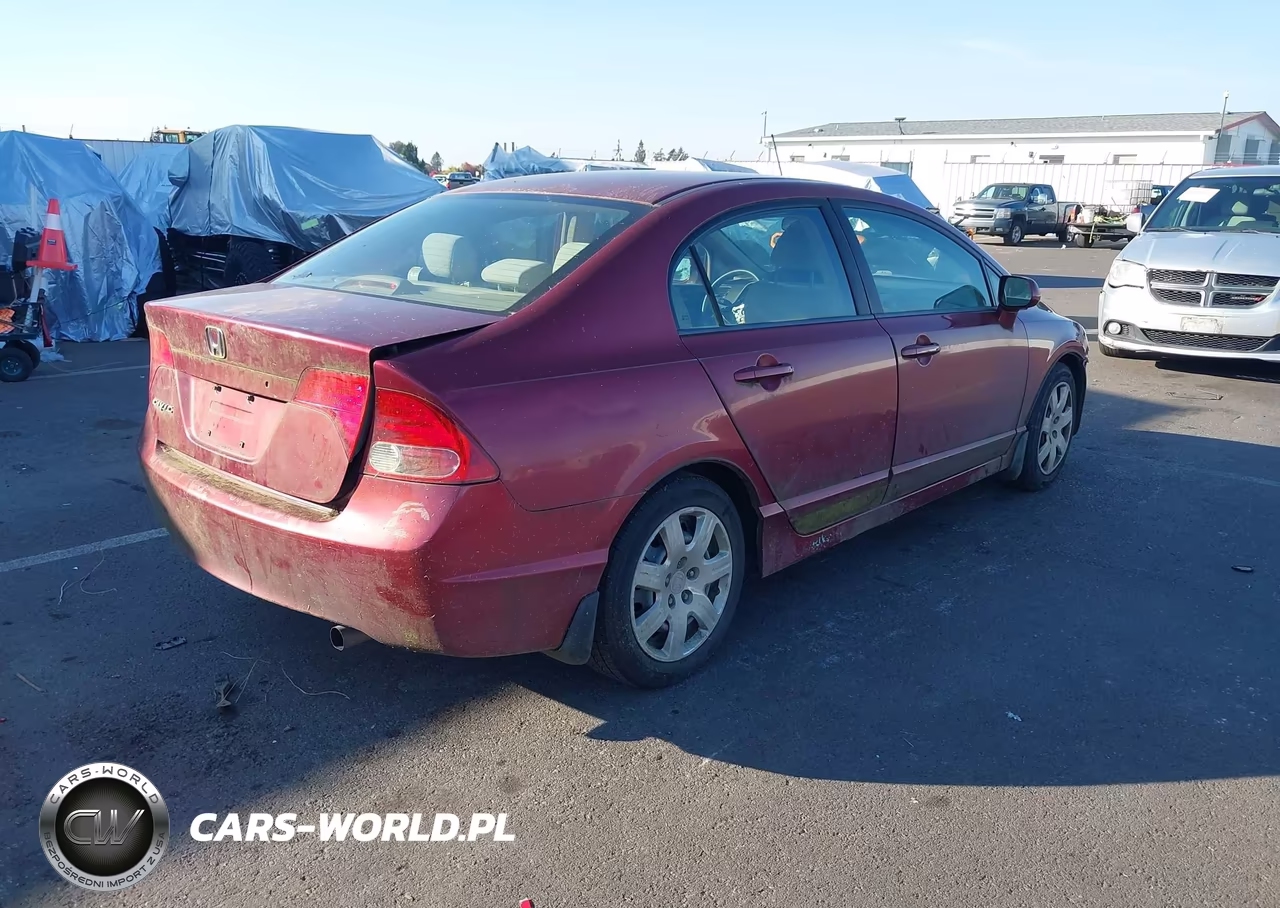 2007 Honda Civic Lx VIN:1HGFA16587L066323 - 4