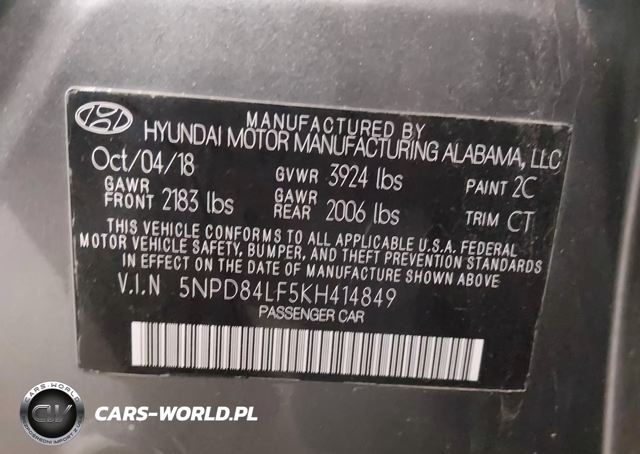 2019 Hyundai Elantra Value Edition VIN:5NPD84LF5KH414849 - 9
