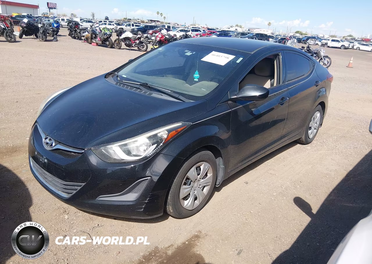 2016 Hyundai Elantra Se VIN:5NPDH4AE6GH771586 - 2
