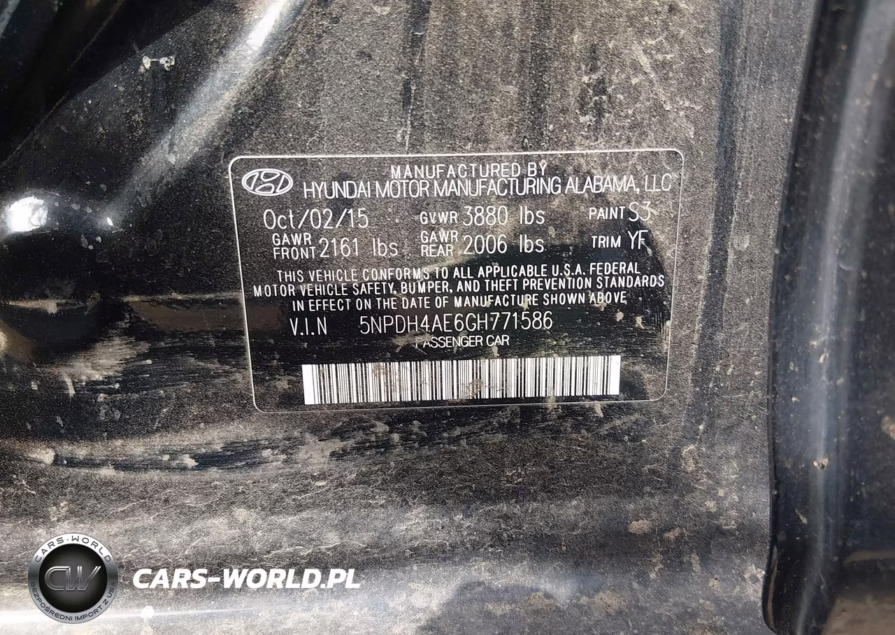 2016 Hyundai Elantra Se VIN:5NPDH4AE6GH771586 - 9