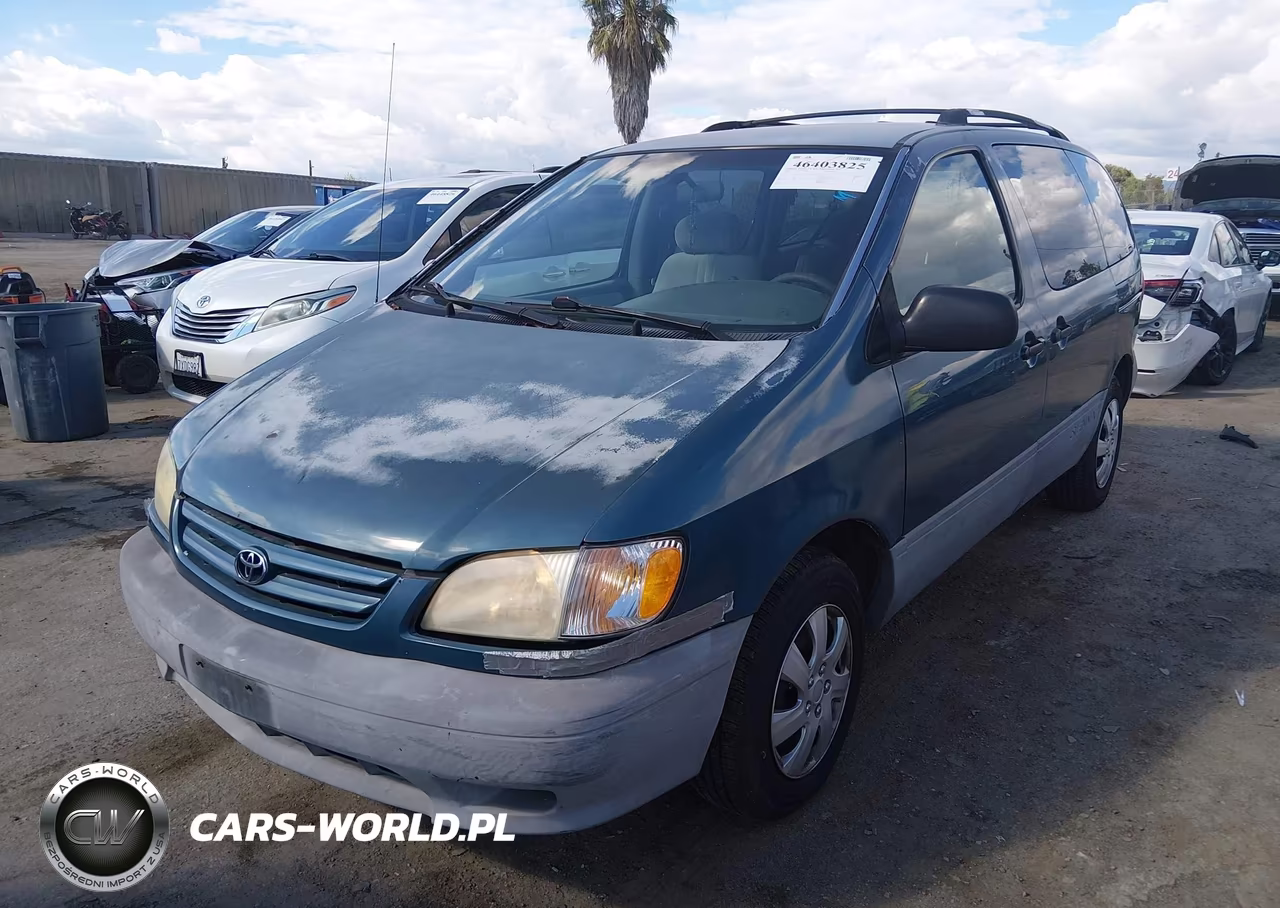 2002 Toyota Sienna Ce VIN:4T3ZF19C42U452671 - 2