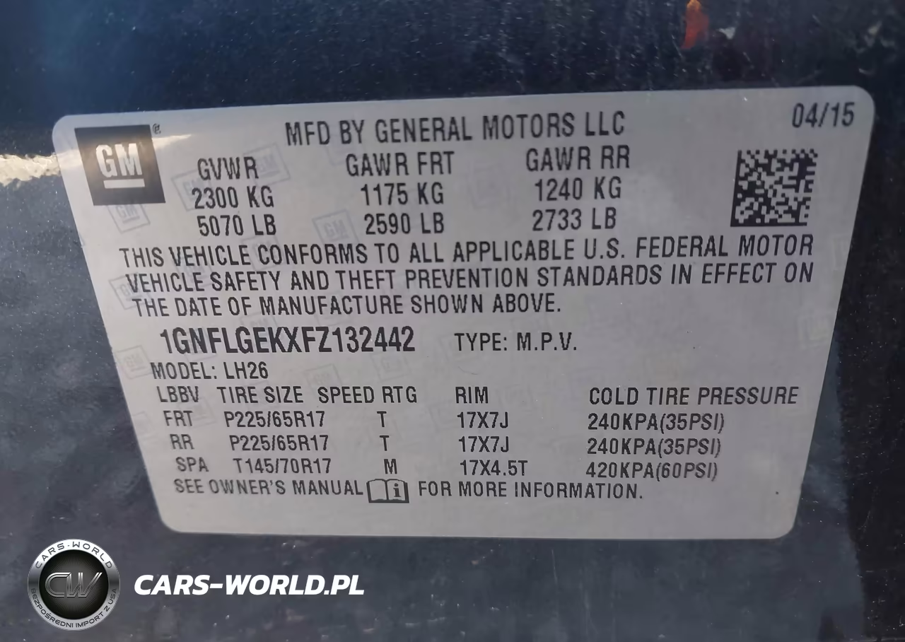 2015 Chevrolet Equinox 2Lt VIN:1GNFLGEKXFZ132442 - 9