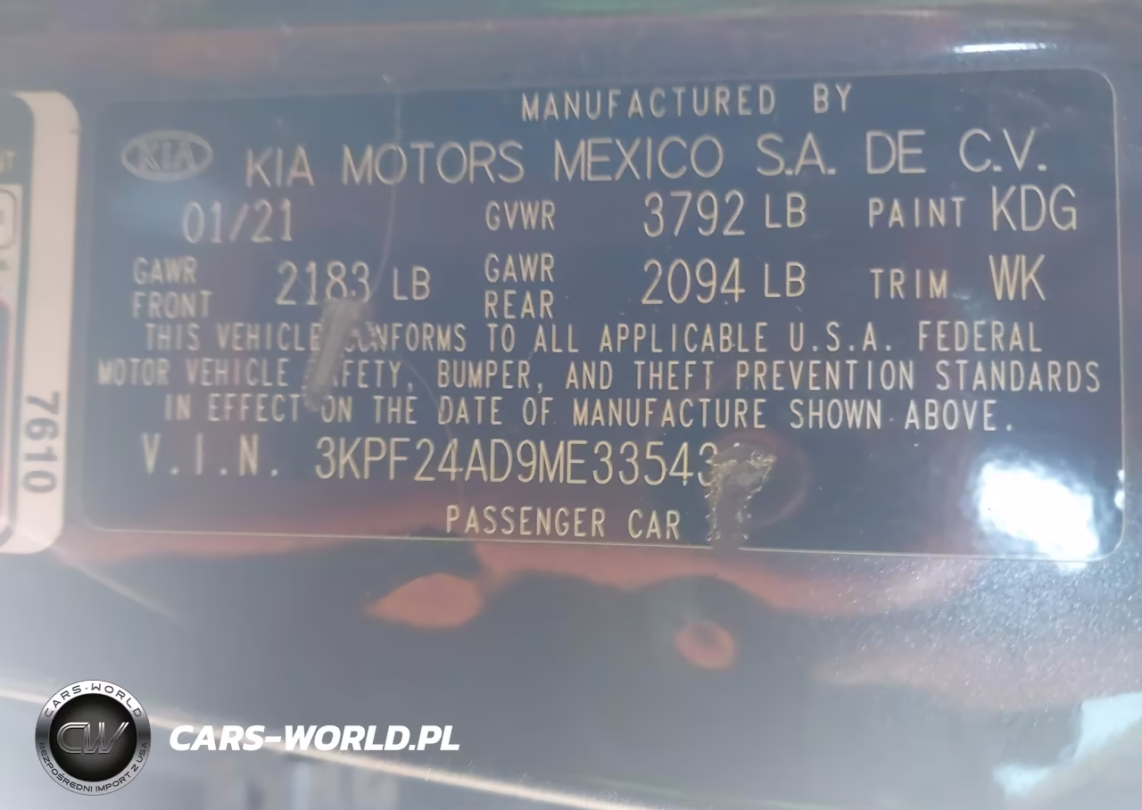 2021 Kia Forte Lxs VIN:3KPF24AD9ME335431 - 9