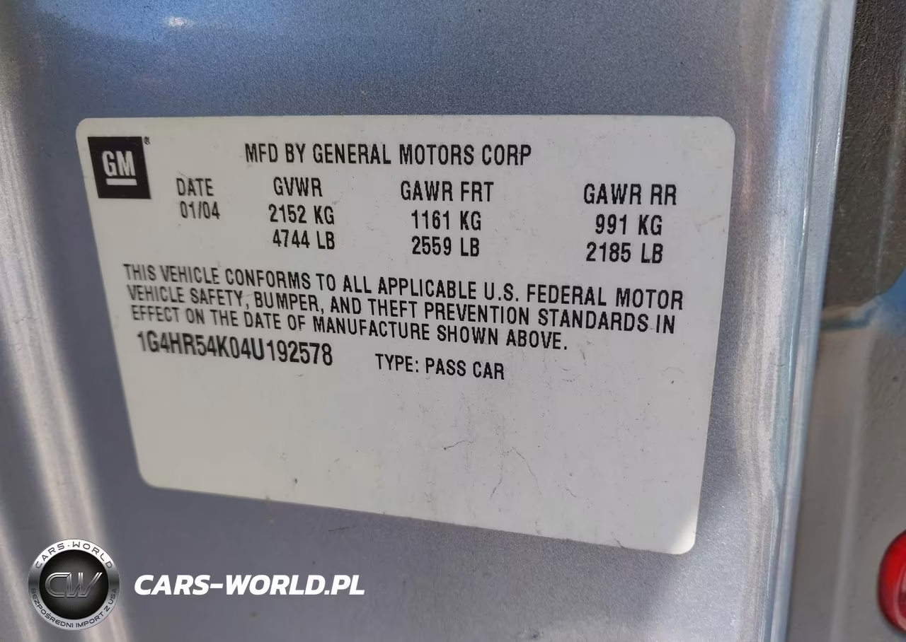 2004 Buick Lesabre Limited VIN:1G4HR54K04U192578 - 9