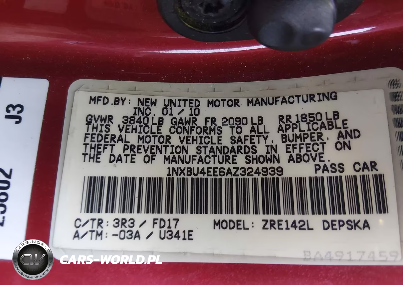 2010 Toyota Corolla S VIN:1NXBU4EE6AZ324939 - 9