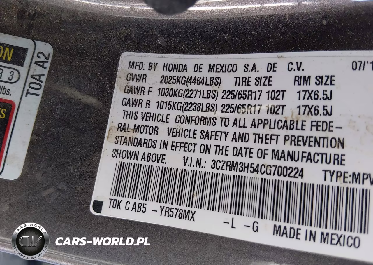 2012 Honda Cr-V Ex VIN:3CZRM3H54CG700224 - 9