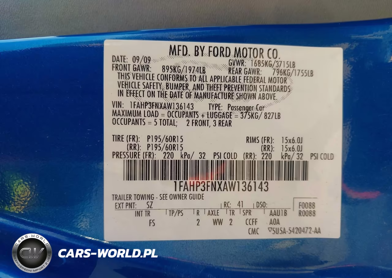 2010 Ford Focus Se VIN:1FAHP3FNXAW136143 - 9
