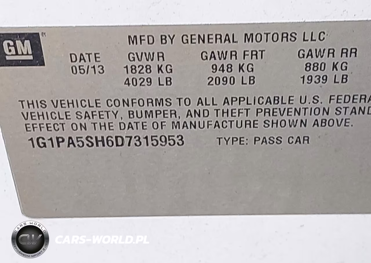 2013 Chevrolet Cruze Ls Auto VIN:1G1PA5SH6D7315953 - 9