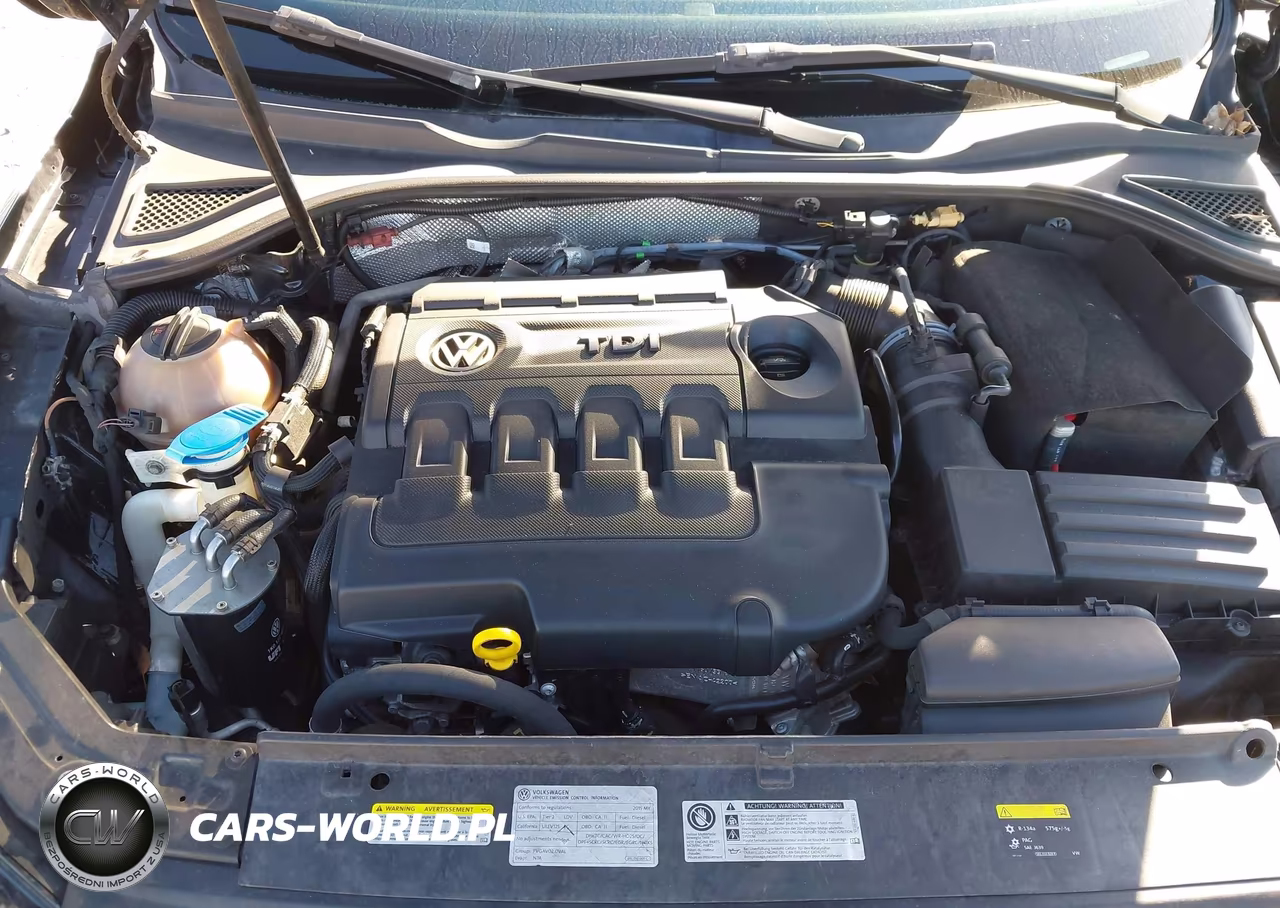 2015 Volkswagen Passat 2.0L Tdi Sel Premium VIN:1VWCV7A3XFC081478 - 10
