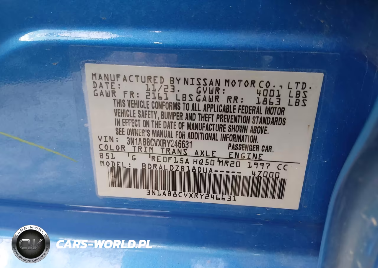 2024 Nissan Sentra Sv Xtronic Cvt VIN:3N1AB8CVXRY246631 - 9
