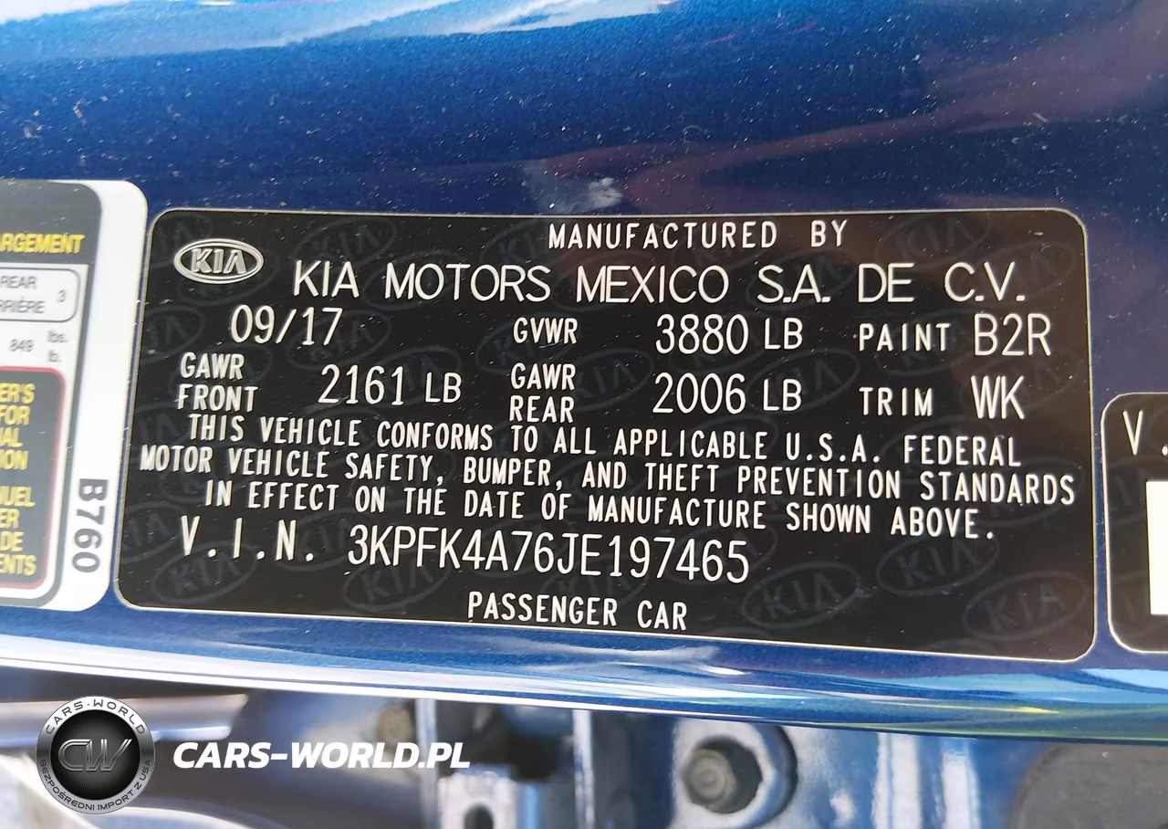 2018 Kia Forte Lx VIN:3KPFK4A76JE197465 - 9