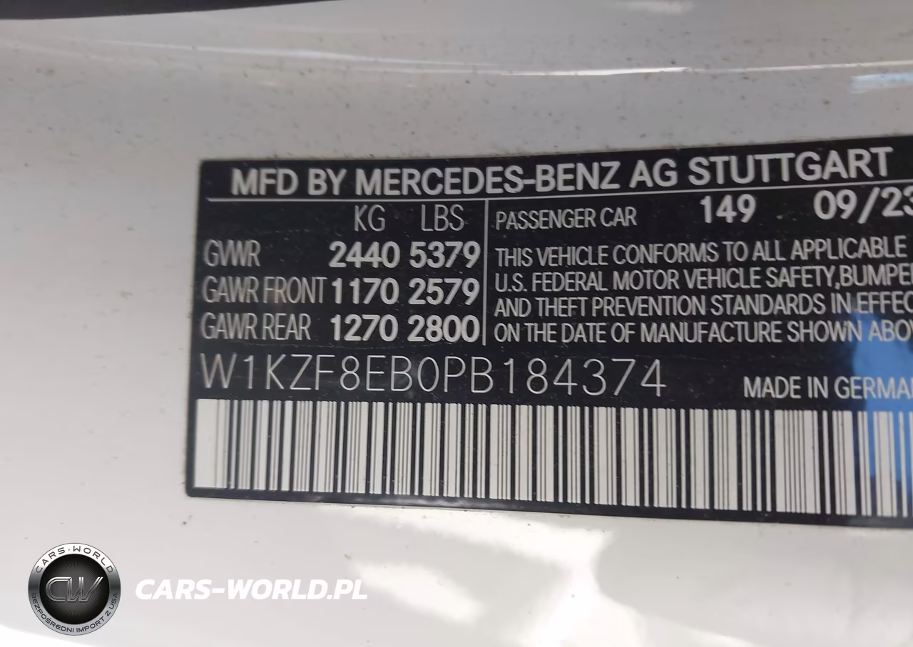 2023 Mercedes-Benz E 350 4Matic VIN:W1KZF8EB0PB184374 - 9