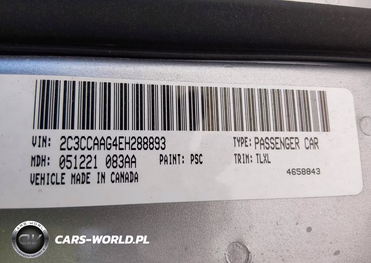 2014 Chrysler 300 VIN:2C3CCAAG4EH288893 - 9