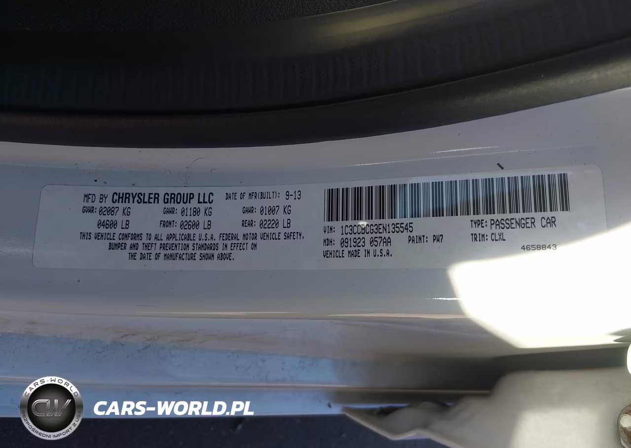 2014 Chrysler 200 Limited VIN:1C3CCBCG3EN135545 - 9