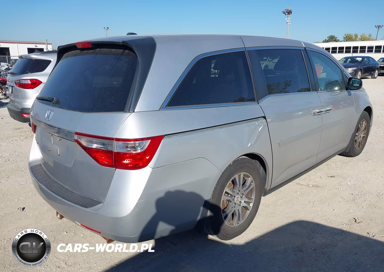 2012 Honda Odyssey Ex-L VIN:5FNRL5H67CB012186 - 4